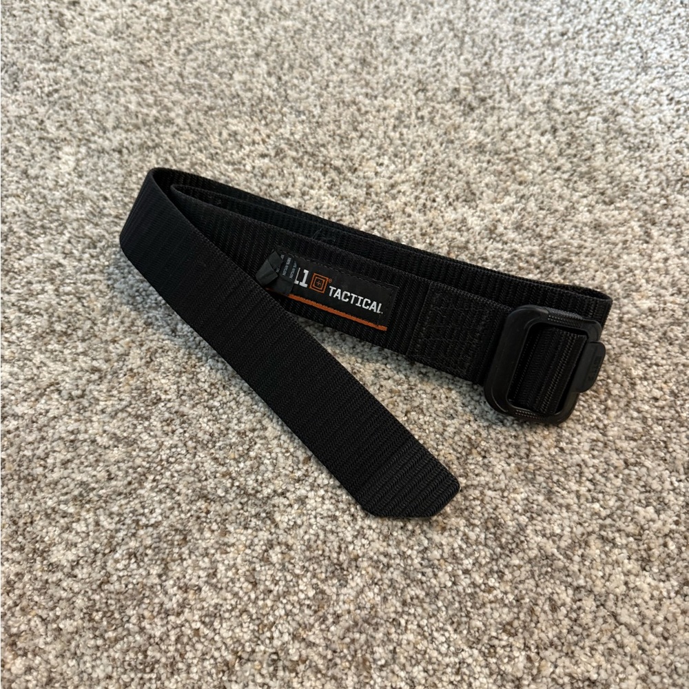5.11 Tactical Black Nylon Tactical Belt - Small